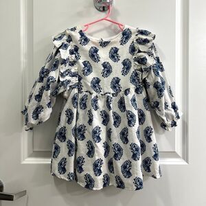 Bonnie Jean Girls Puff Sleeve Dress Size 6